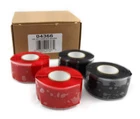 Four 10' Rolls Self-fusing Tape Two Black & Red, Deka 04366, Usa Made New. Price: $30.77.