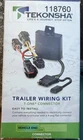 Tekonsha 118760 T-one Trailer Wiring Harness Kit 4-WAY Flat Connector New. Price: $17.00.