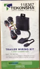 118367 Tekonsha Trailer Wiring Kit New. Price: $49.95.