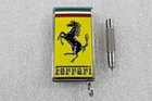 Ferrari 296 Gtb, Key Fob, Brown Leather, Nicks, Used, P/n 953697. Price: $850.00.